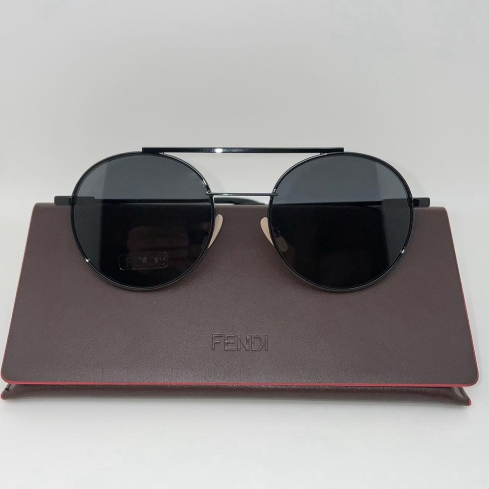 Fendi sunglasses black authentic FF0221/S